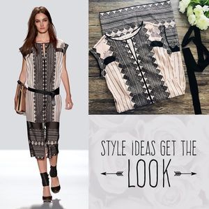 BCBGMAXAZRIA Runway Hanna Silk Dress